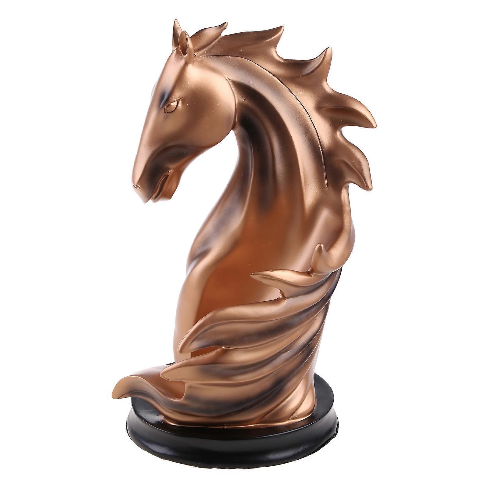 Horse Shape Wine Rack Resin Animal Statue Wine Bottle Holder Display Shelf