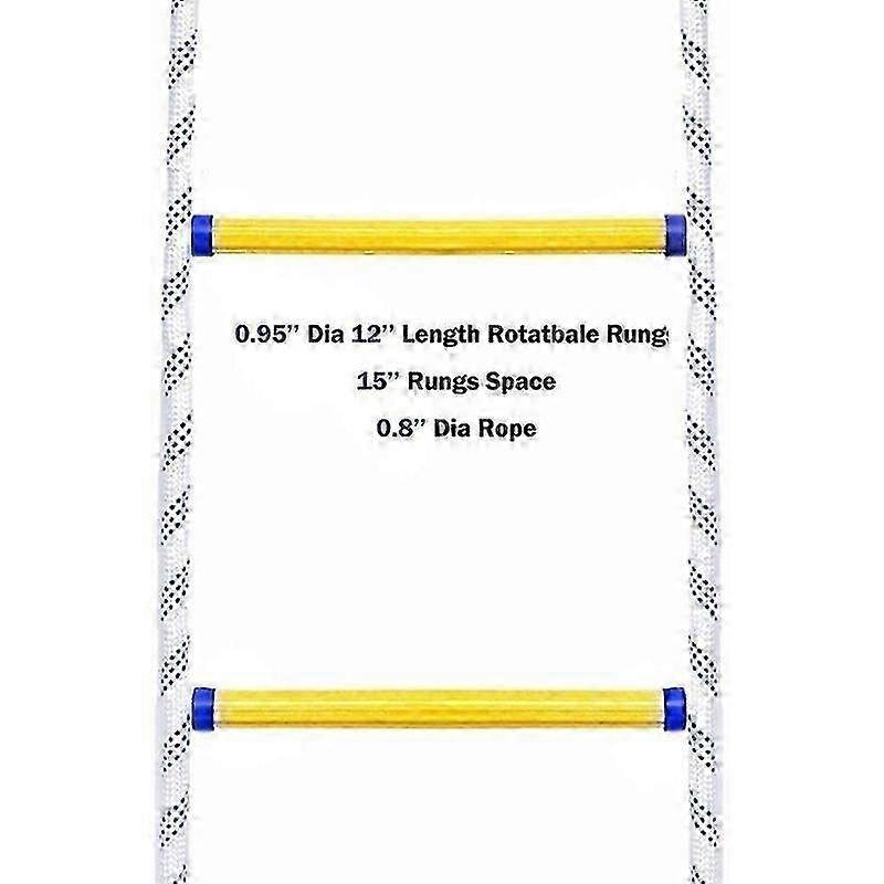 6.5ft Flexible Ladder Rope Ladder Insulated Ladder Rescue Ladder Rock ...