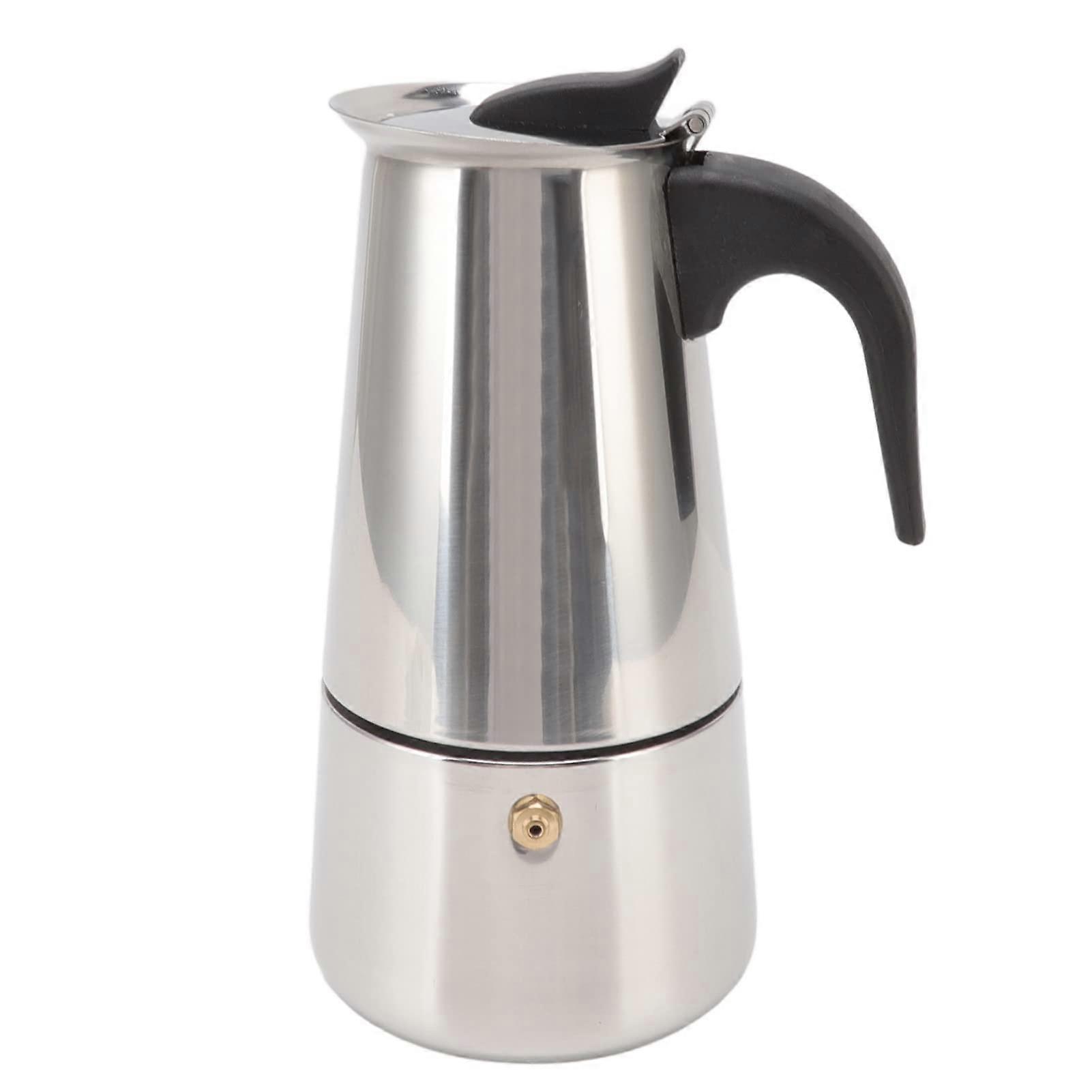 Stainless Steel Coffee Percolator, 200ml for Home and Camping