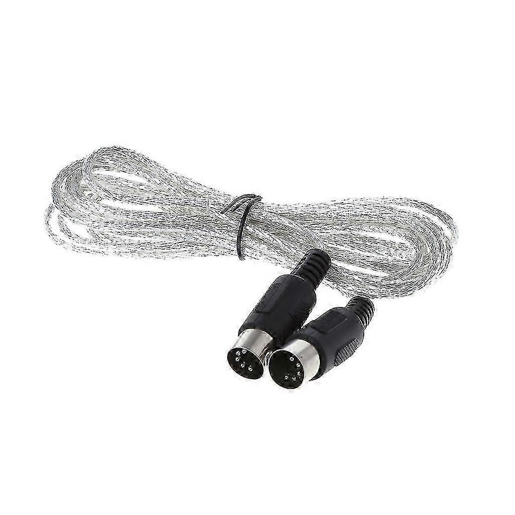 Midi Extension Xlr Cable Keyboard 5 Pin Core Electric Guitar Cannon Link Line