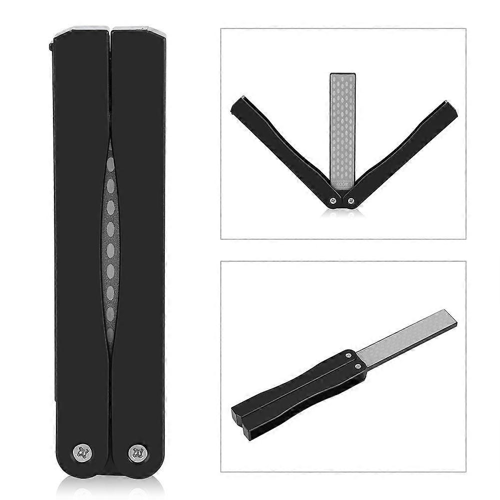Mini Folding Double-Sided 400/600# Sharpener Stone Whetstone Stone Sharpening