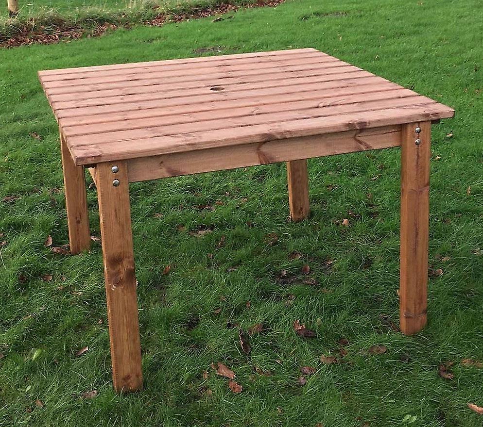 Hand Made Chunky Rustic Wooden Traditional Dining Table Seats 4