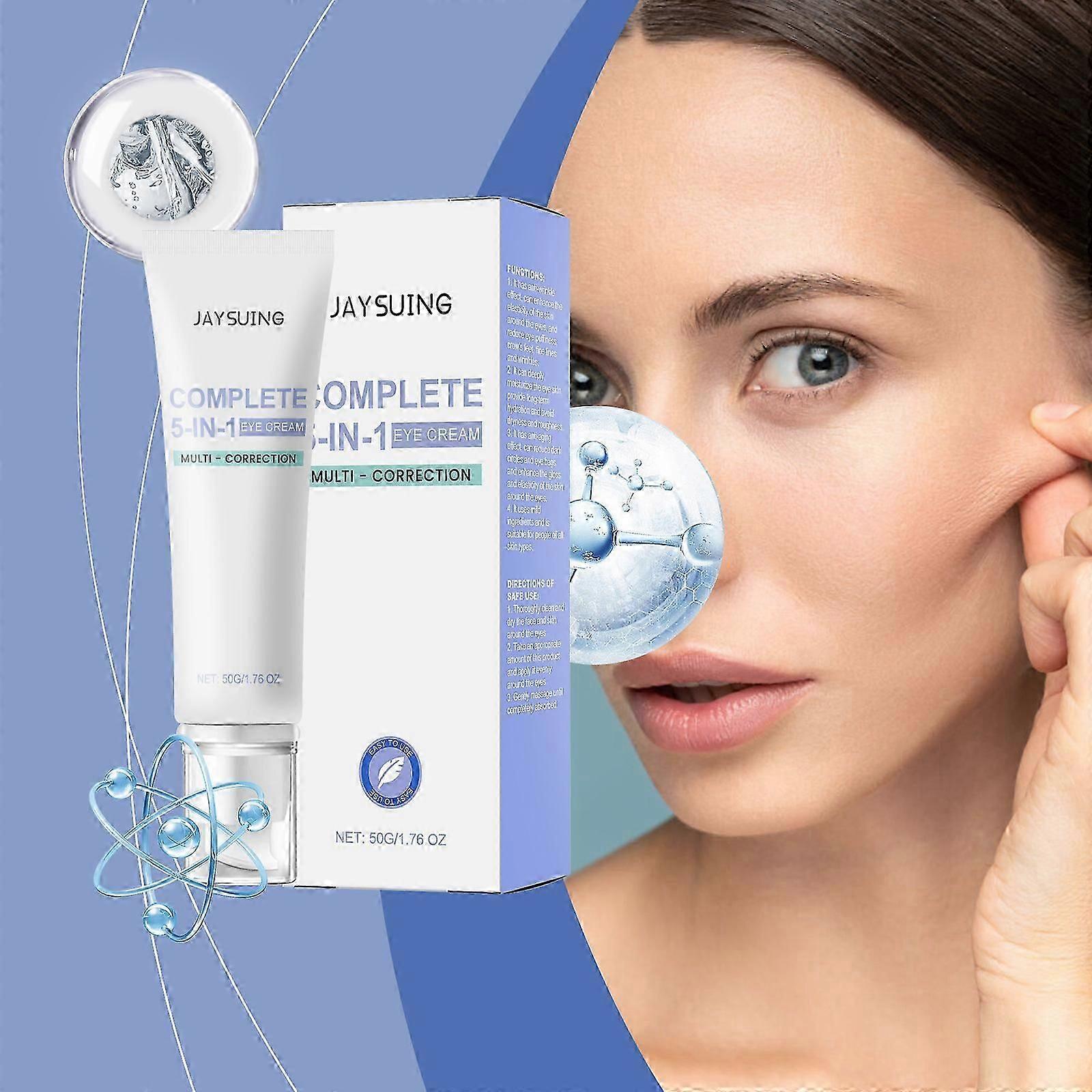 Advanced 5-in-1 Multi Correction Anti-Aging Eye Serum with Retinol, Collagen, Vitamin C, Hyaluronic acid and acetyl tripeptide-1