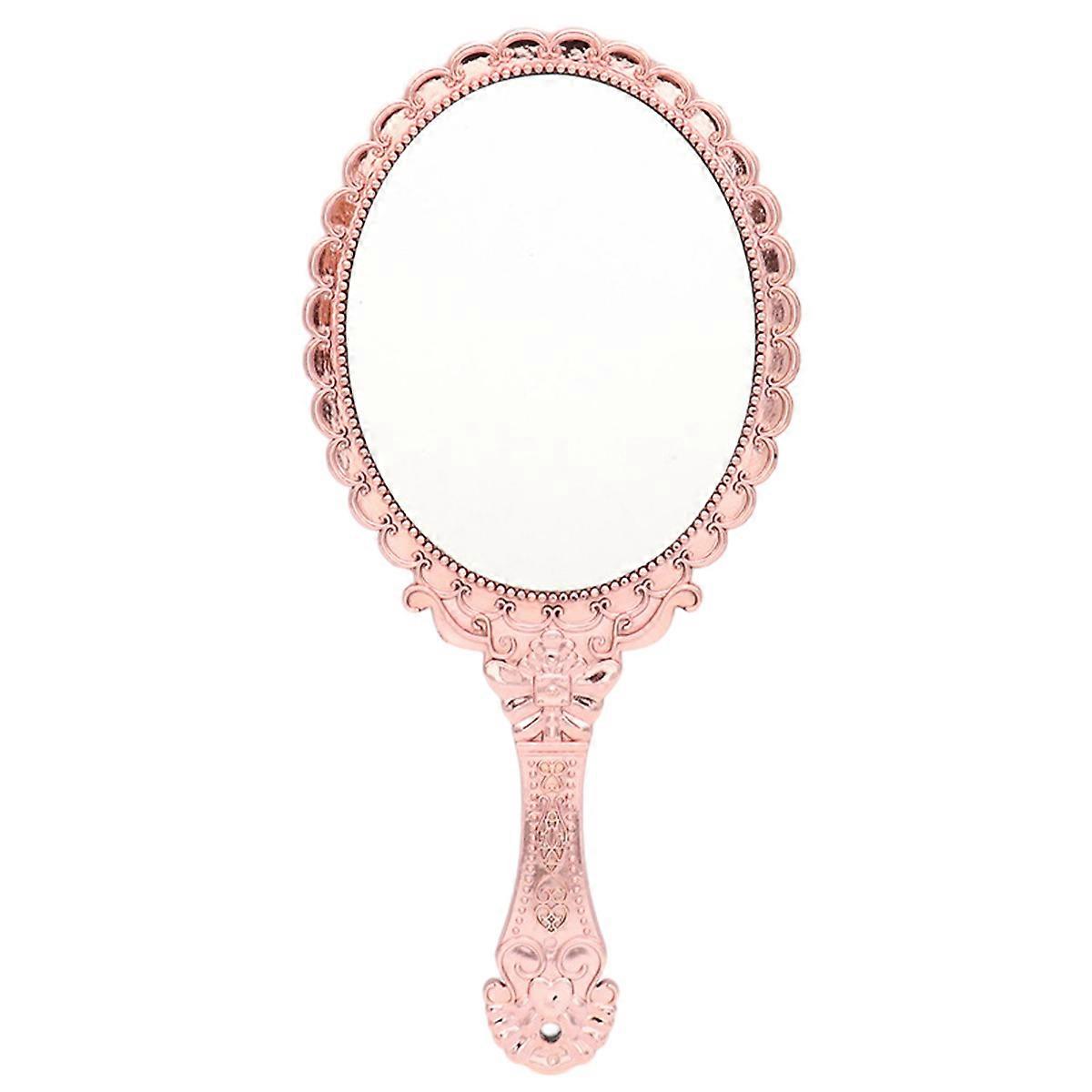 Hand mirror, retro, handle, makeup mirror