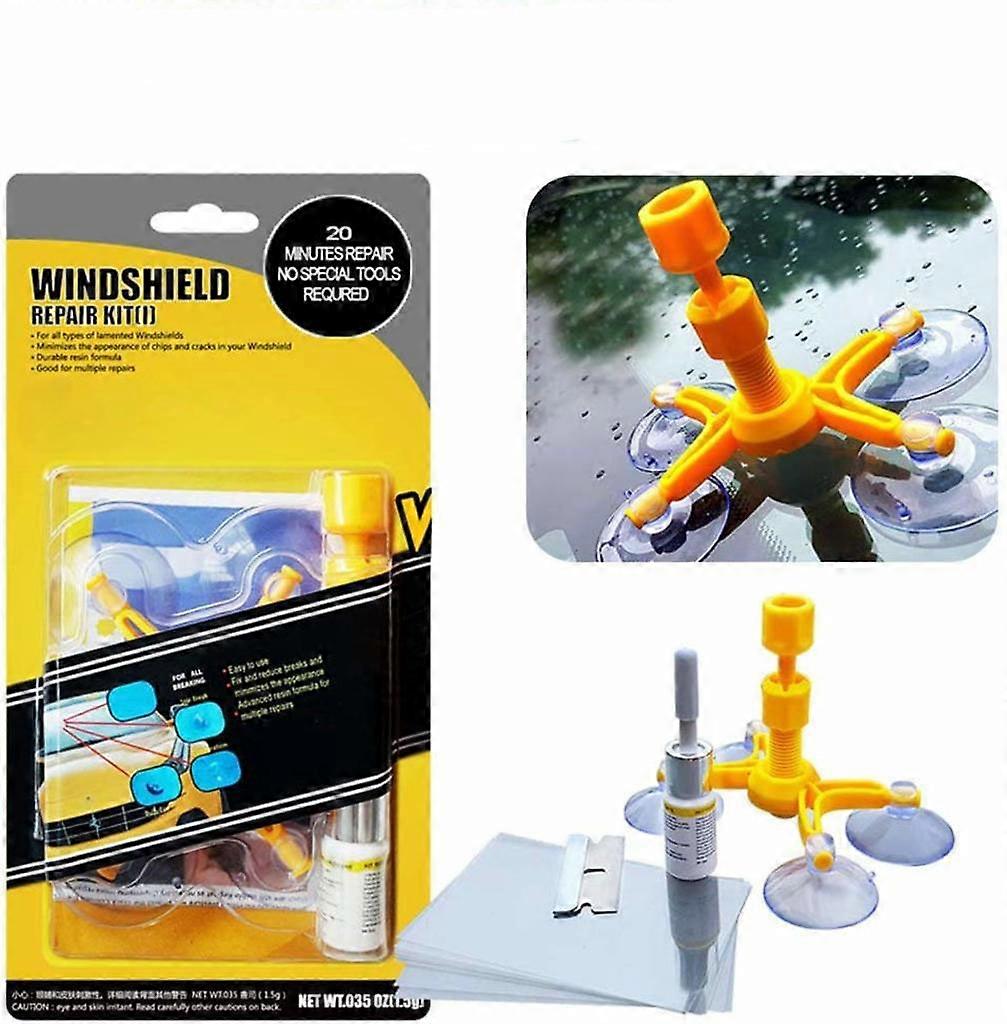 Windshield Repair Kit, Auto Glass, Crack Chip Scratch