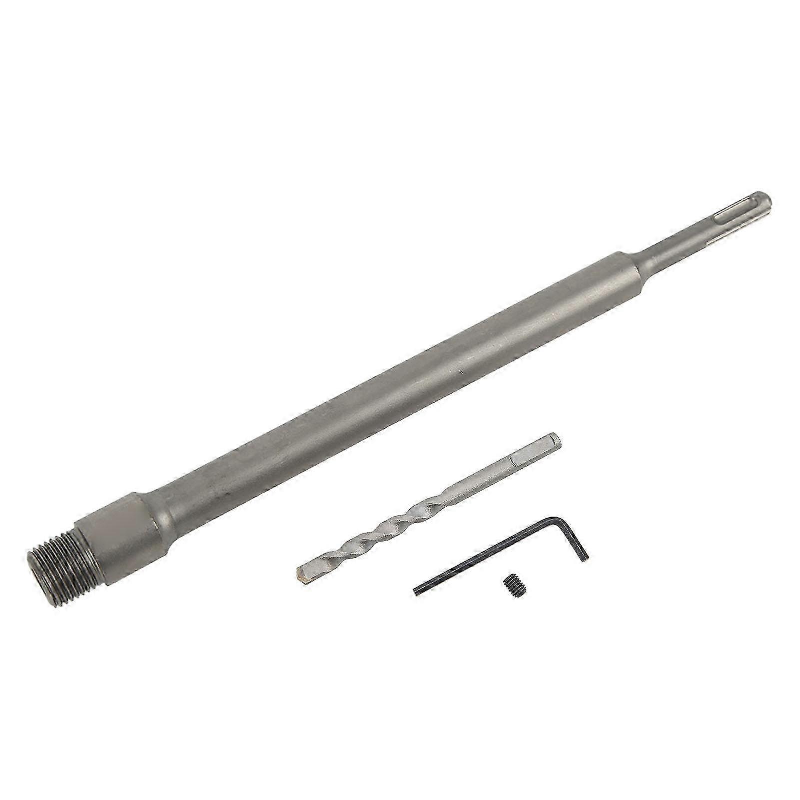 Drill Bit Shank Adaptor 220mm Round High Strength Replacement Core Drill Bit Converter Adapter Hole Saw Shank