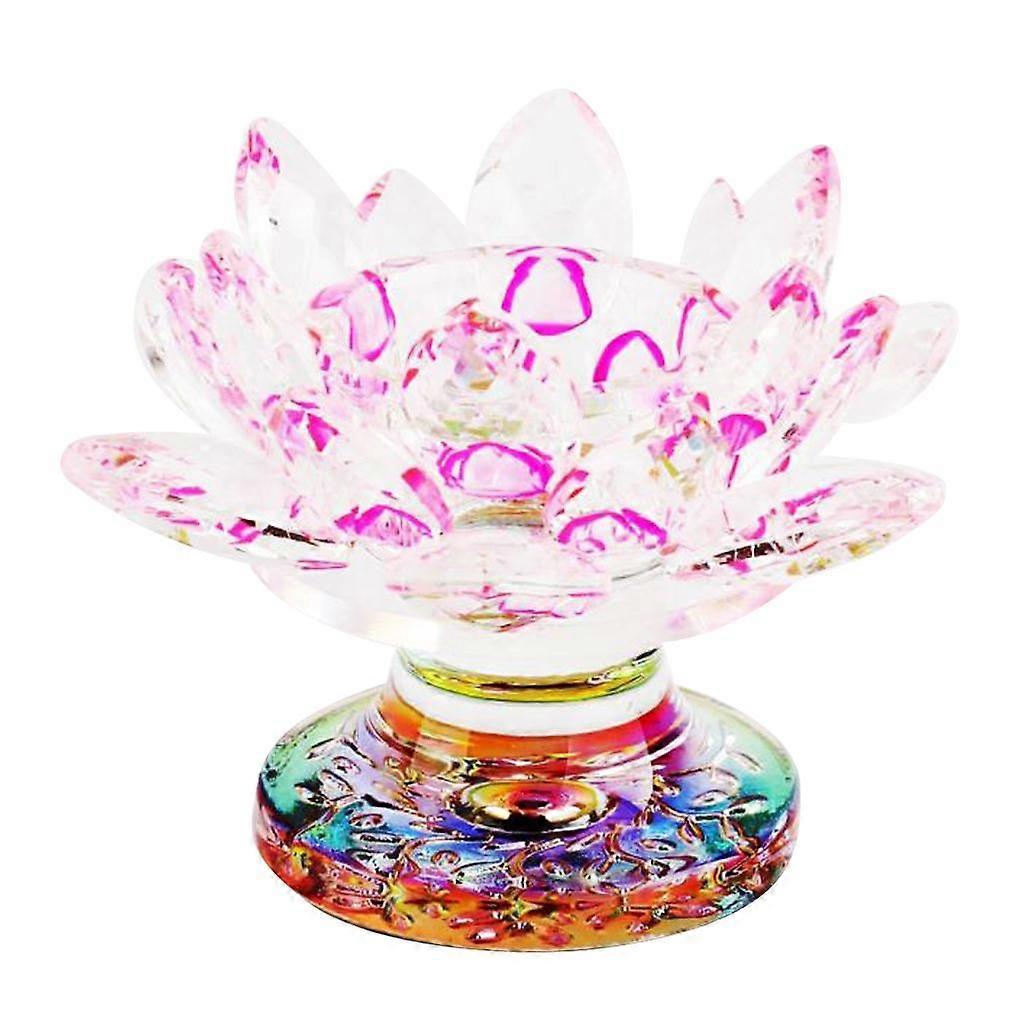 Flower Tealight Candle Holder Party Decor Clear