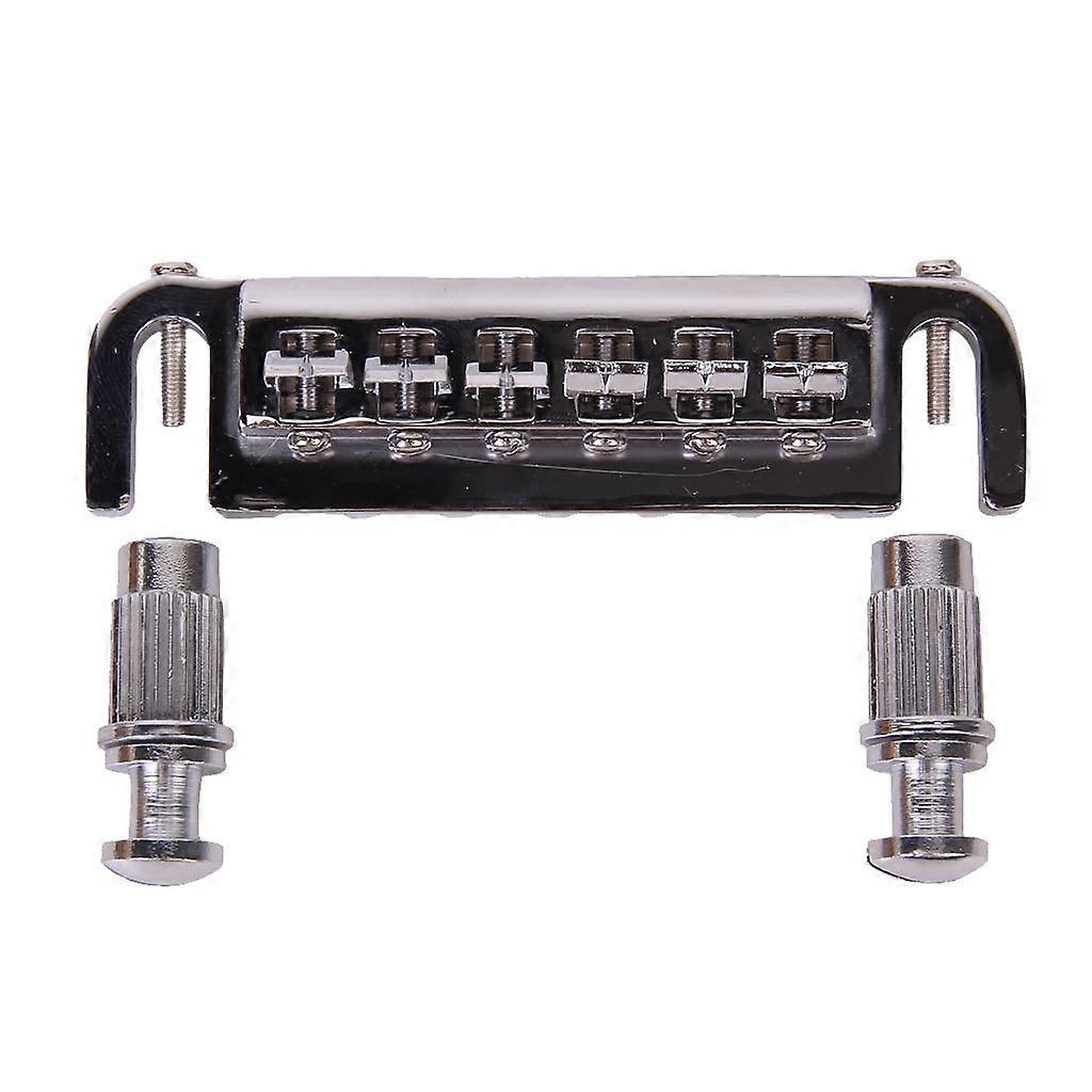 Chrome Guitar Bridge, Tremolo Vibrato System Bridge Set, Fixed Bridge