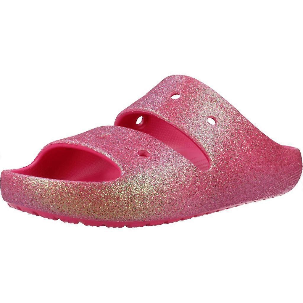 Crocs Classic Iridescent Glitter Flip-Flops