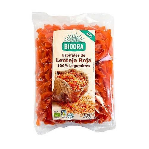 Organic Red Lentil Spiral Pasta 250 g