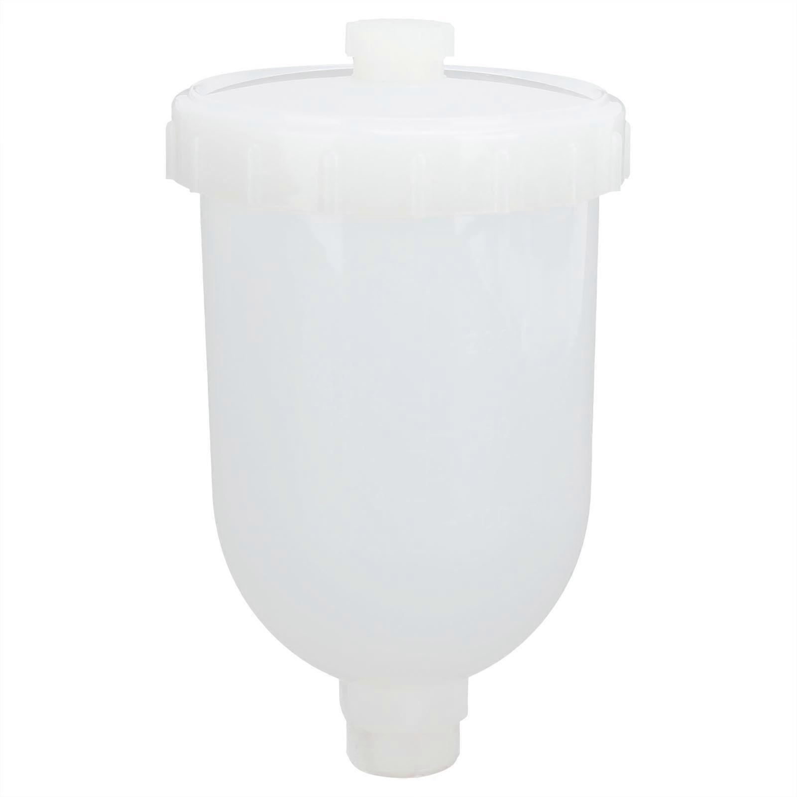 300ml Upper Plastic Spray Guns Cup Replacement Pot Container with 15mm Female Thread Connector