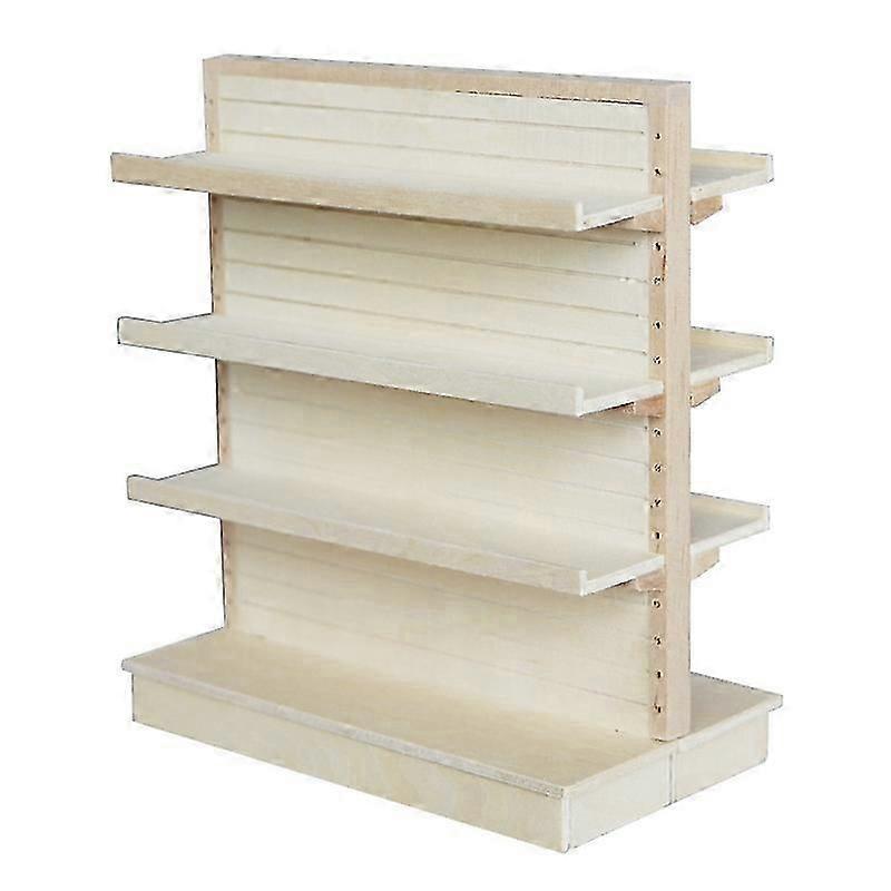 1 Pc Wooden 1:12 Scale Miniature Supermarket Shelves for Food Drink Display