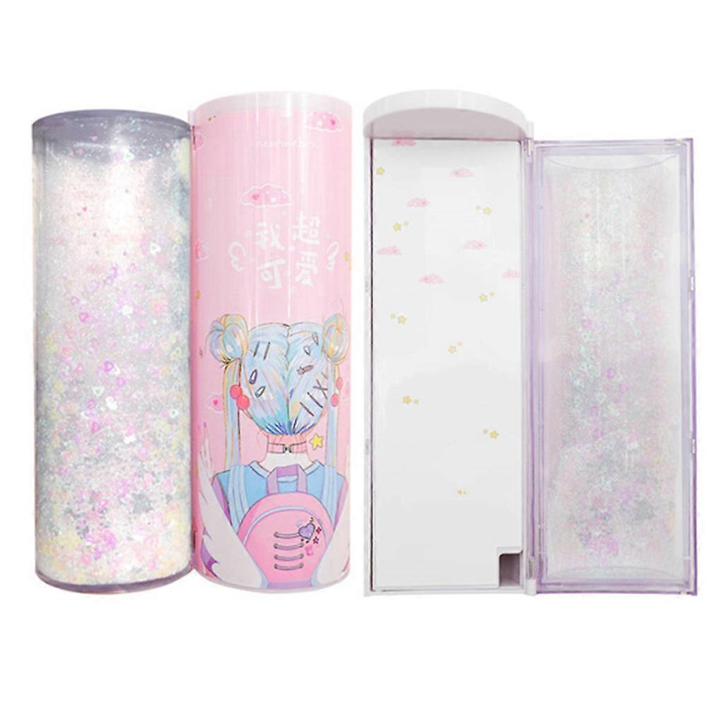 Quicksand Translucent Pencil for Case Multifunction for Creative Cylindrical Cal Multicolor
