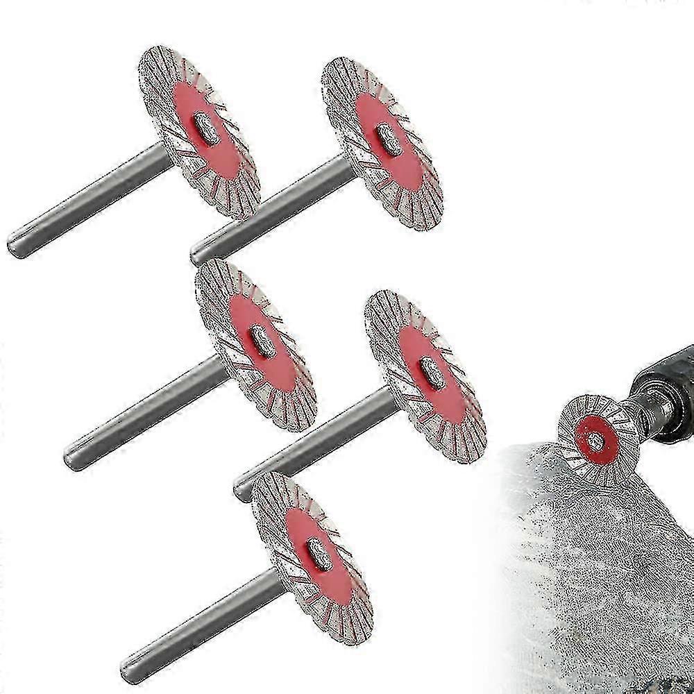 Τροχός δίσκου κοπής λεπίδας διαμαντιών 40mm (στέλεχος 6mm) για χαρακτική πλακιδίων, γρανίτη, μαρμάρου & κεραμικών