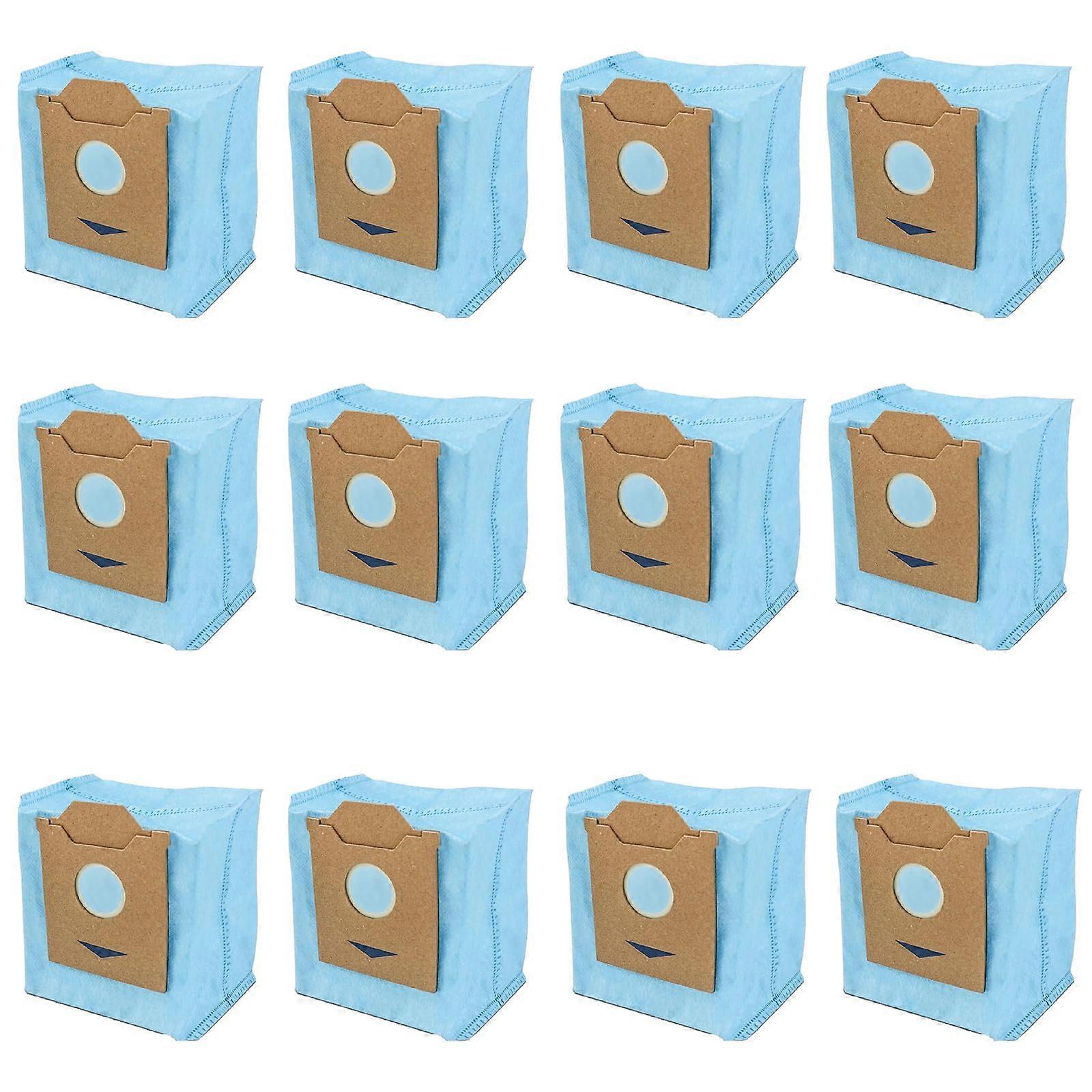 12 Pack Replacement Vacuum Cleaner Dust Bags Compatible with Various Models, High Filtration Material, Standard Size