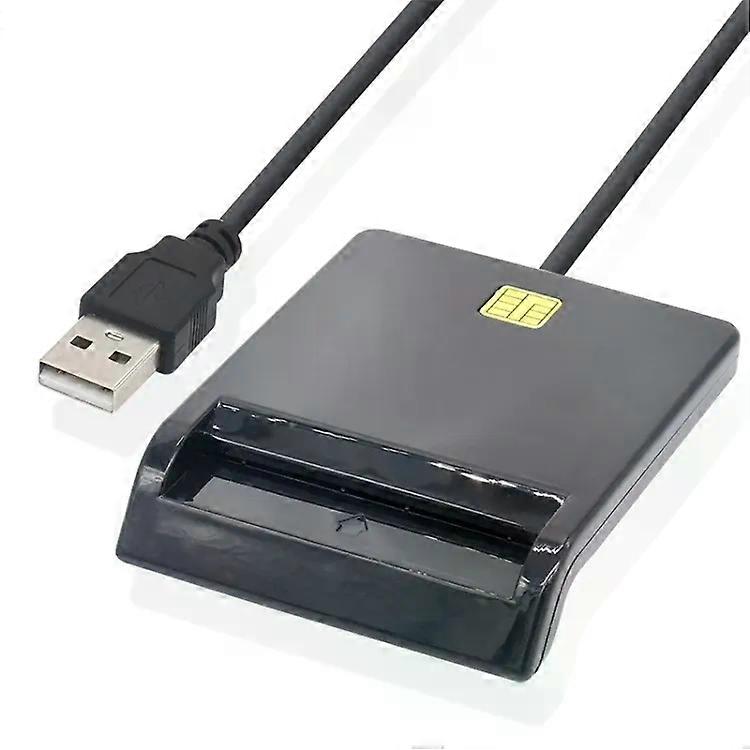 USB Smart Card Reader-IC,Bank,ID & SD Card Compatible-XJF-607