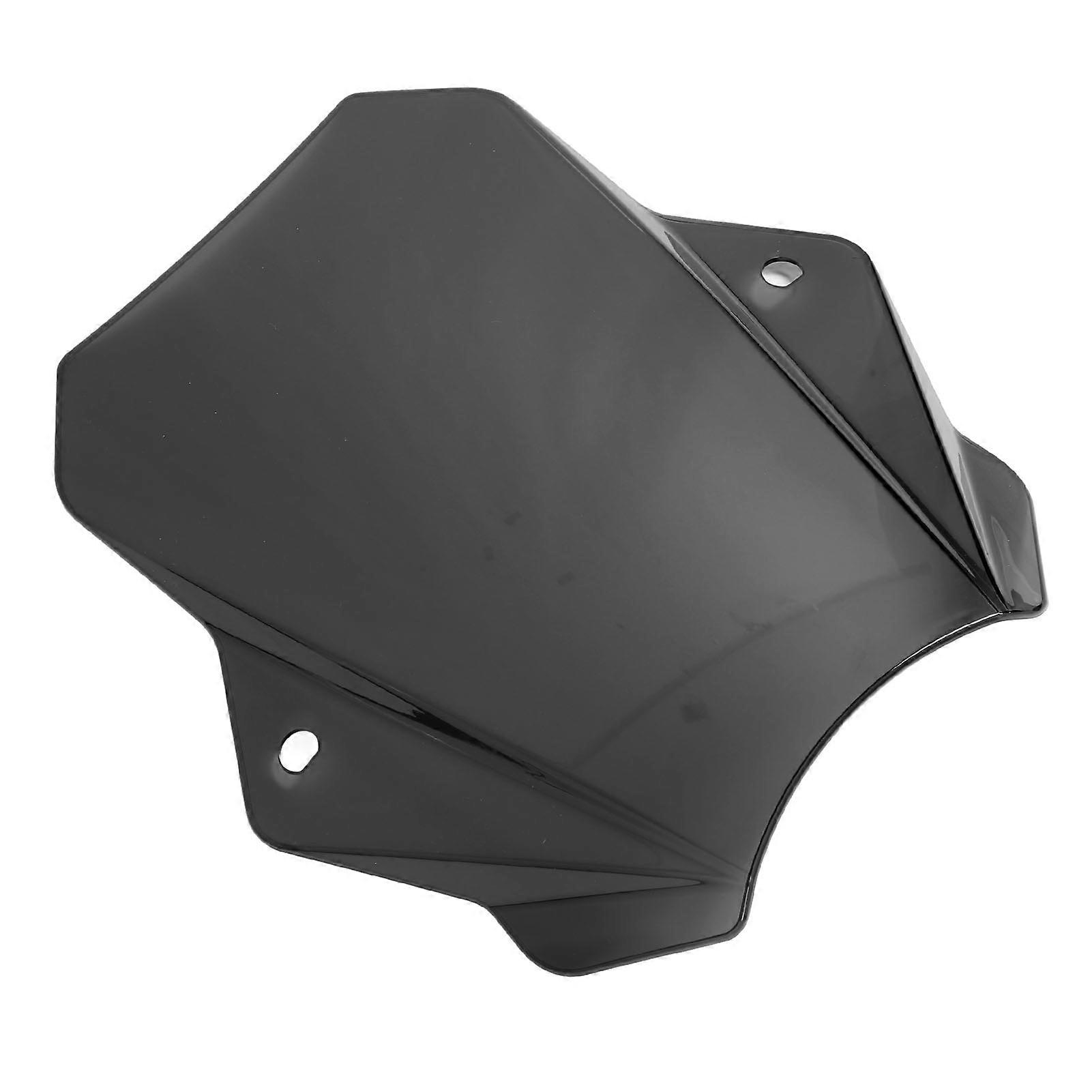 Universal Adjustable Motorcycle Windshield 22mm/25mm Grey Front Deflector