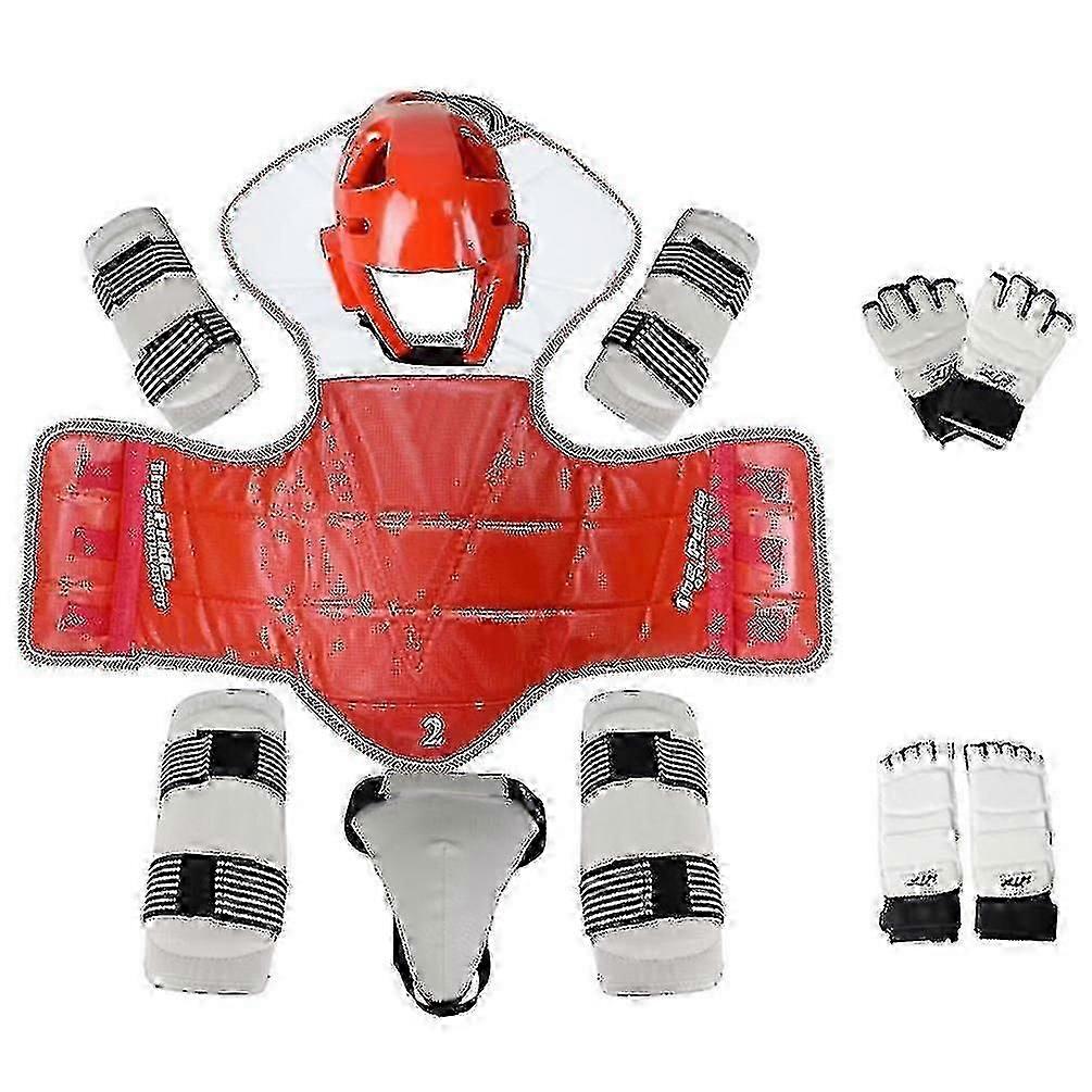 Taekwondo Five-piece Set Taekwondo Protective Armor Kickboxing Boxing Glove Taekwondo Equipment Protector-9