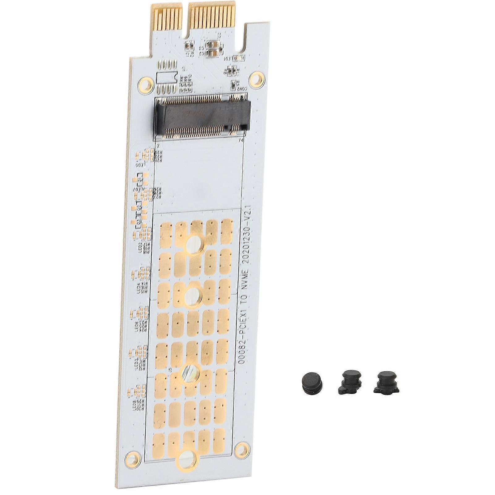 M.2 NVMe To PCIe X16/X4 Adapter Card, Advanced Heat Sink Solution Ensures Effective Ventilation Heat Dissipation, Compatible With Windows/OS X/Linux