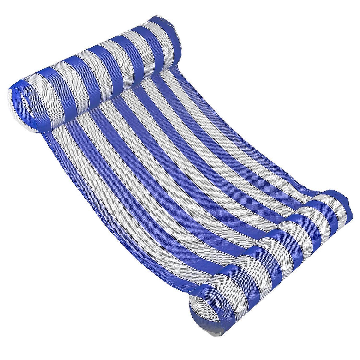 Adult Water Hammock Pool Float, Blue Standard Size, Durable Material for Relaxation and Fun