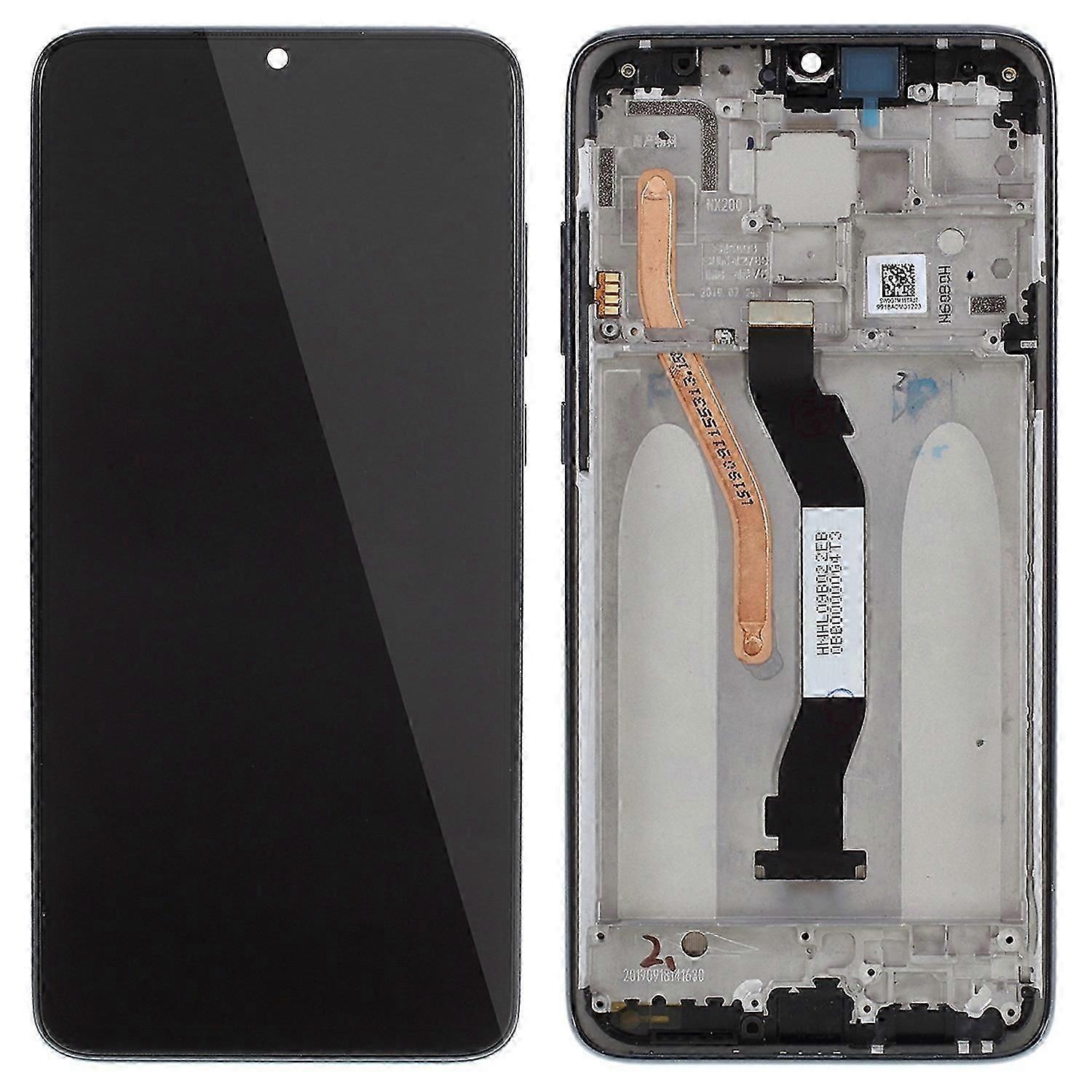 For Xiaomi Redmi Note 8 Pro Grade C LCD Screen and Digitizer Assembly+Frame (without Logo)-Green