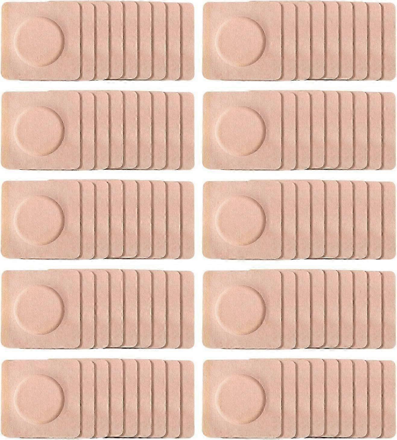Pacote de Óleo de Rícino 100PCS para Umbigo, Autoadesivo de 3,14 polegadas em Tecido