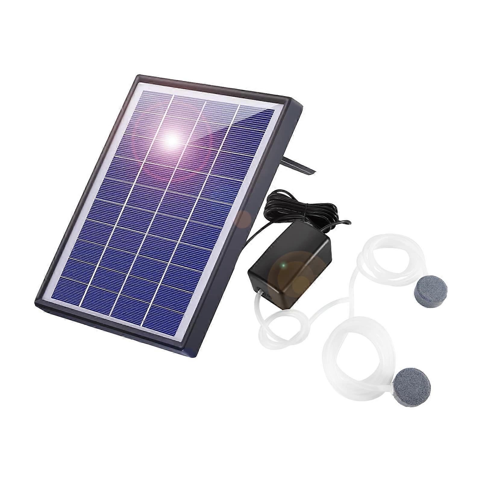 Andoer pond oxygenator solar energy 6W solar oxygen pump fish tank Oxygenor aquarium