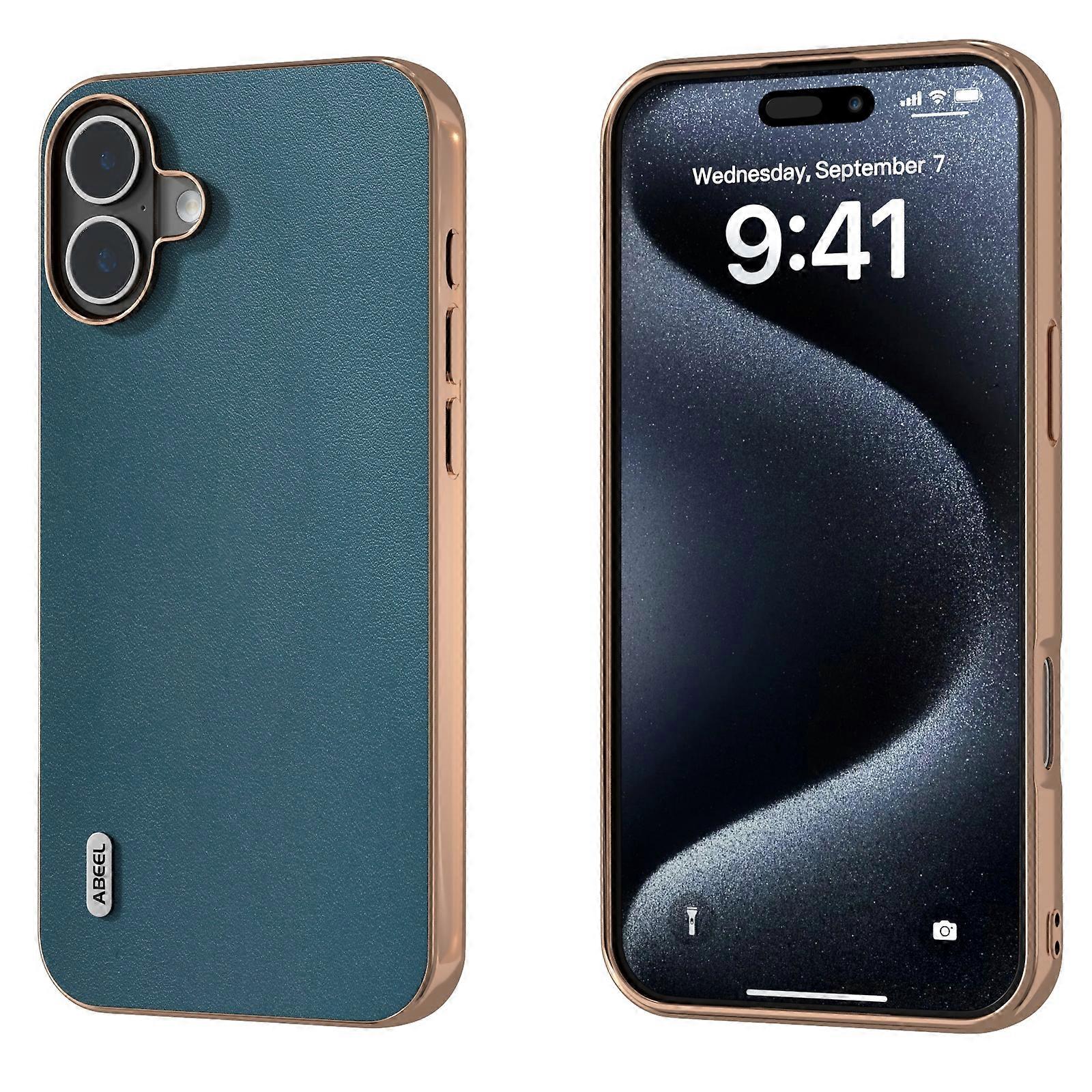 ABEEL Electroplating Frame Leather Xiaoya Series Phone Case
