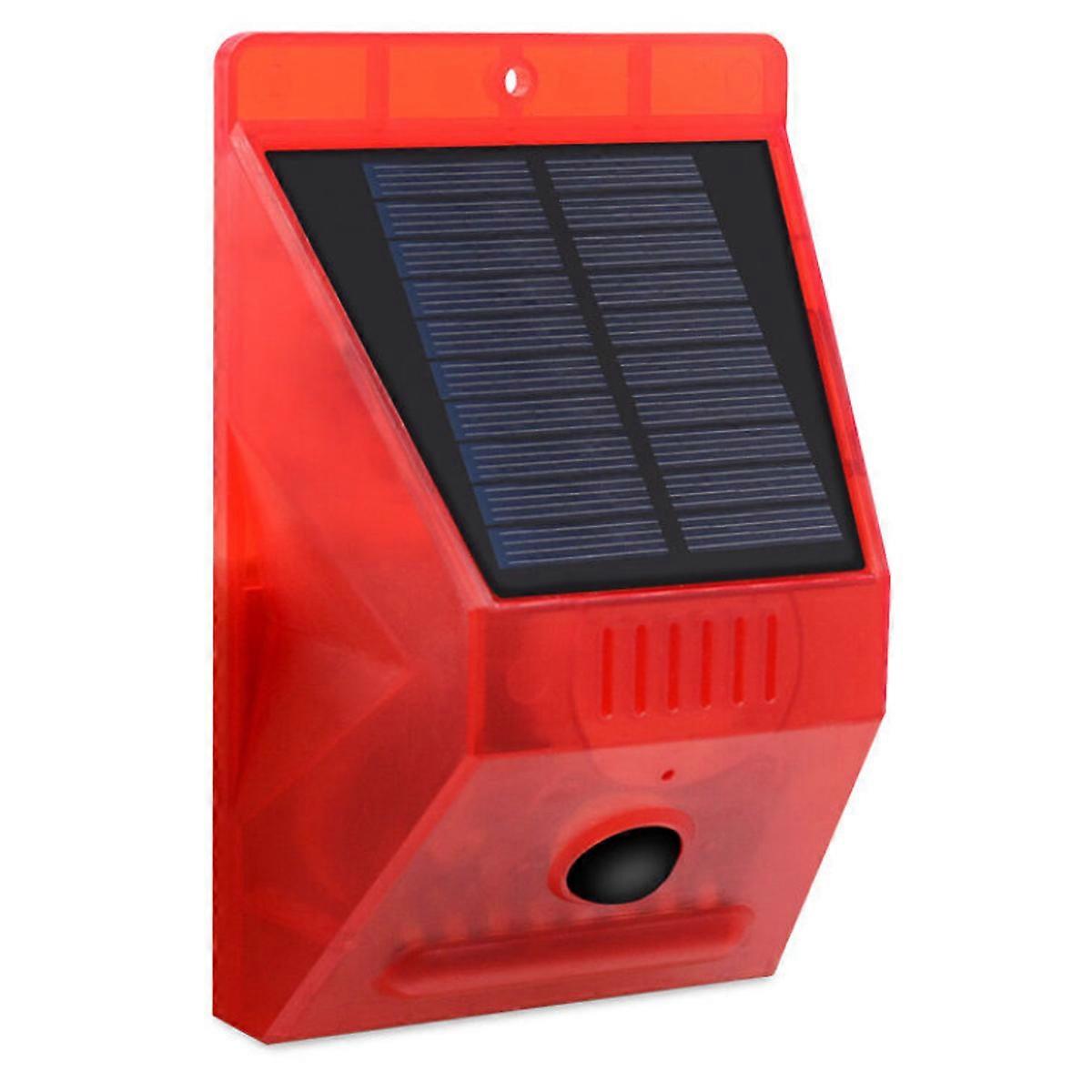 Solar-powered Motion-detecting Security Siren For Outdoor Use