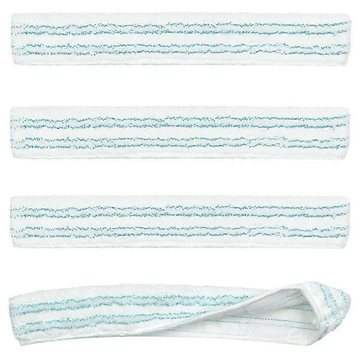 Replacement Fleece for 3In1 Window Cleaner with Microfibre Fleece,for Window Squeegee and Frames 42 cm 4PCS