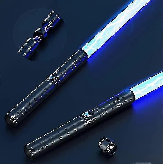 2 قطع لايت سيفير قابلة للشحن Rgb، قابل للتوصيل 2 في 1 Lightsaber 7 Rgb اللون المتقدم سبائك هيلت لايت صابر