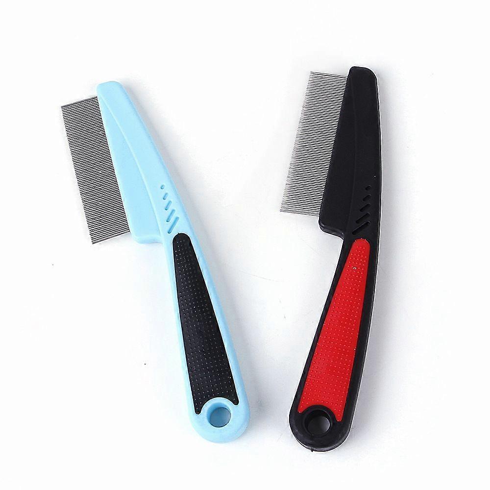 Flea Comb for Dog Cat Flea Lice Tear Stain Remover Pet Combs Fine Tooth Grooming Removal Tool
