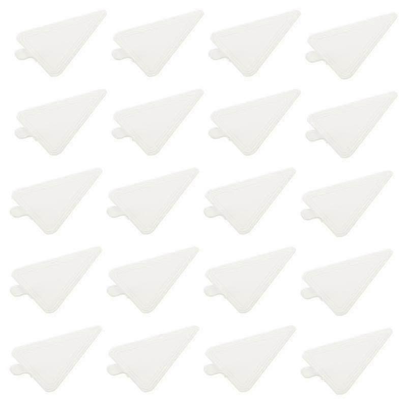 13.5x7.5x0.1cmホワイトパレット&ローディングプラットフォーム100個ケーキベースケーキ転写プレート紙ケーキ