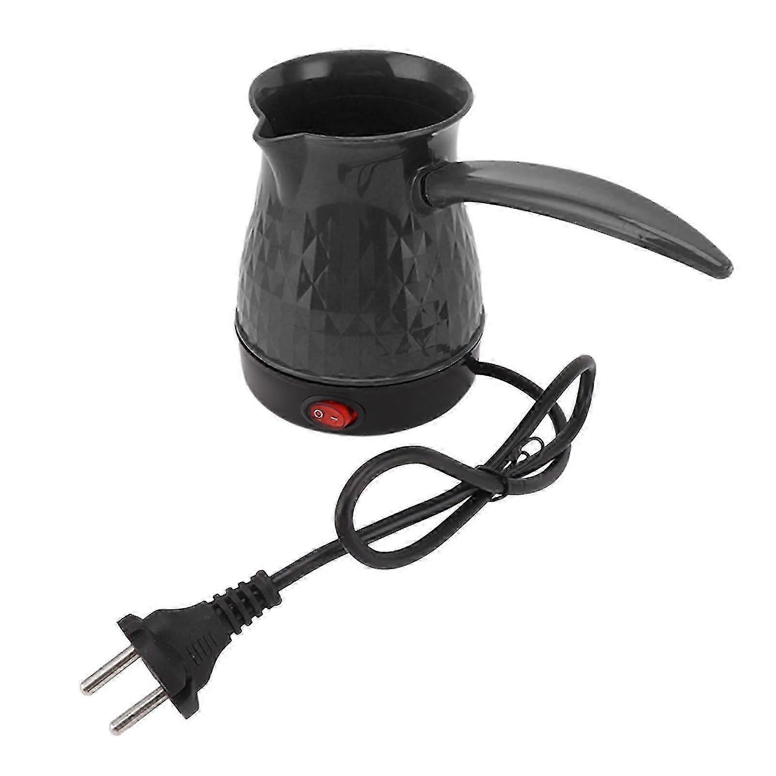 500ml Electric Coffee Pot Fast Heating Dual Protection Portable Coffee Pot With Detachable Handle Eu Plug 220v 600w