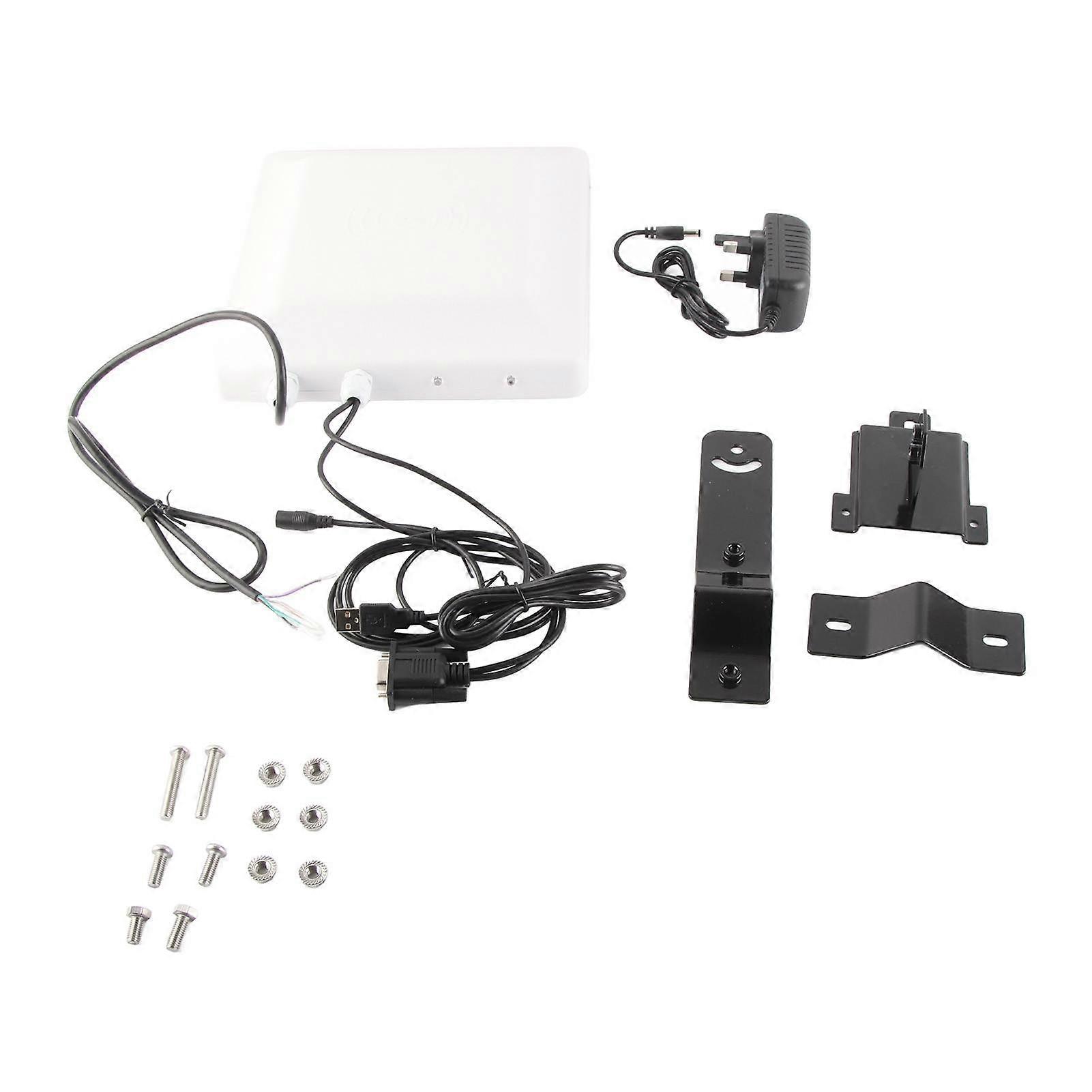 Waterproof UHF RFID Card Reader for Parking Lots - 10m Range, Multi-Protocol Compatible