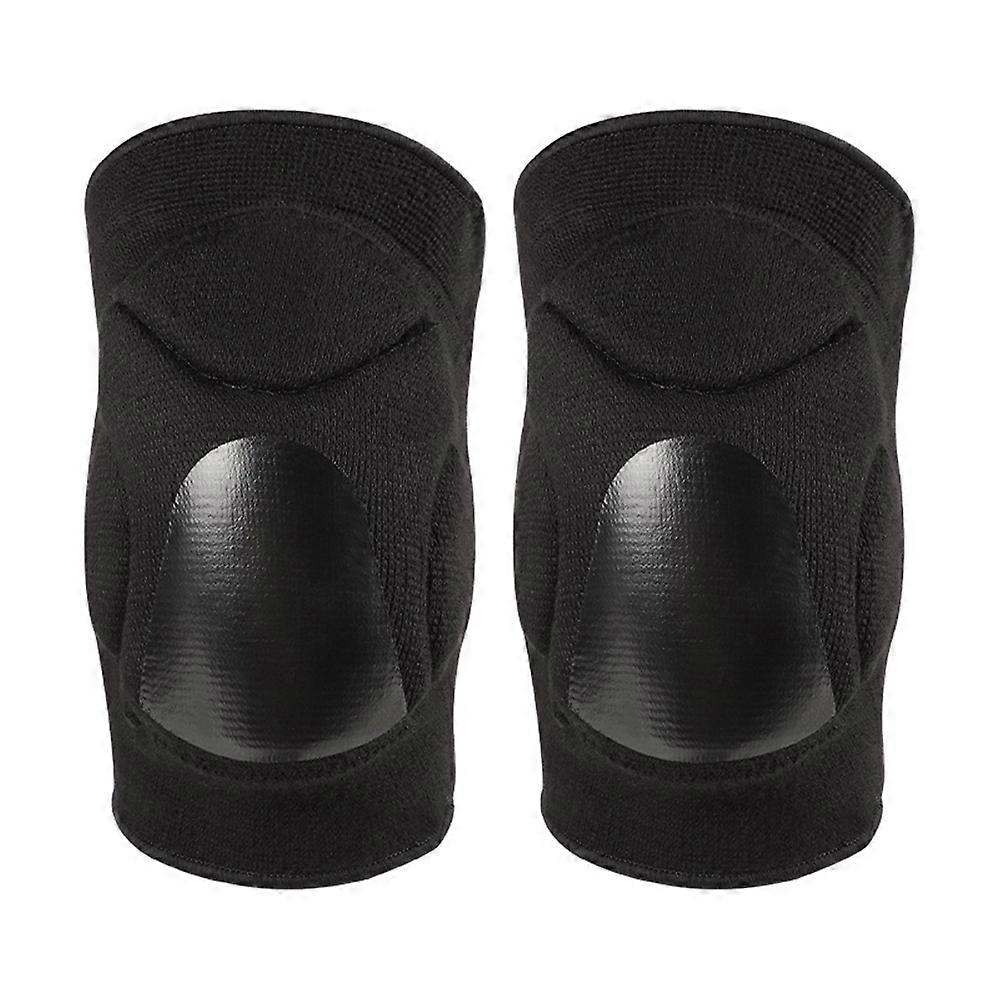 Soft Breathable Dance Knee Pads with Thick Sponge, Black S/M/L
