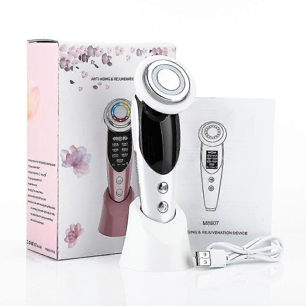 Ems Facial Massager Light Therapy Beauty Device