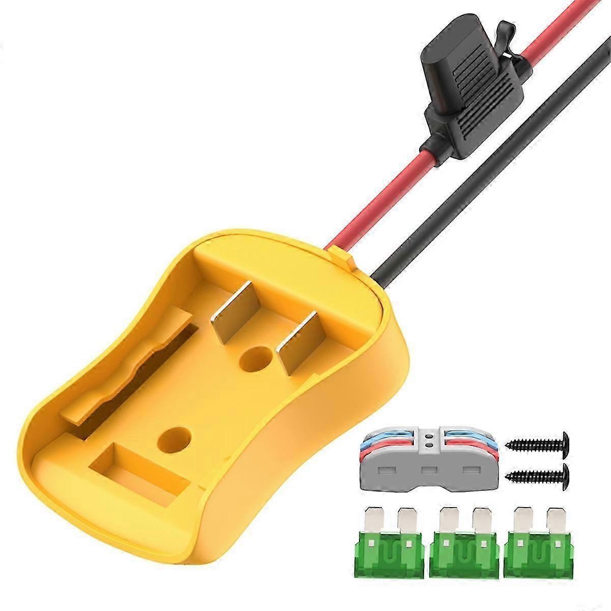 Για Dewalt 18V μπαταρία DIY με Line Converter Power Tool Lithium Battery Output Adapter