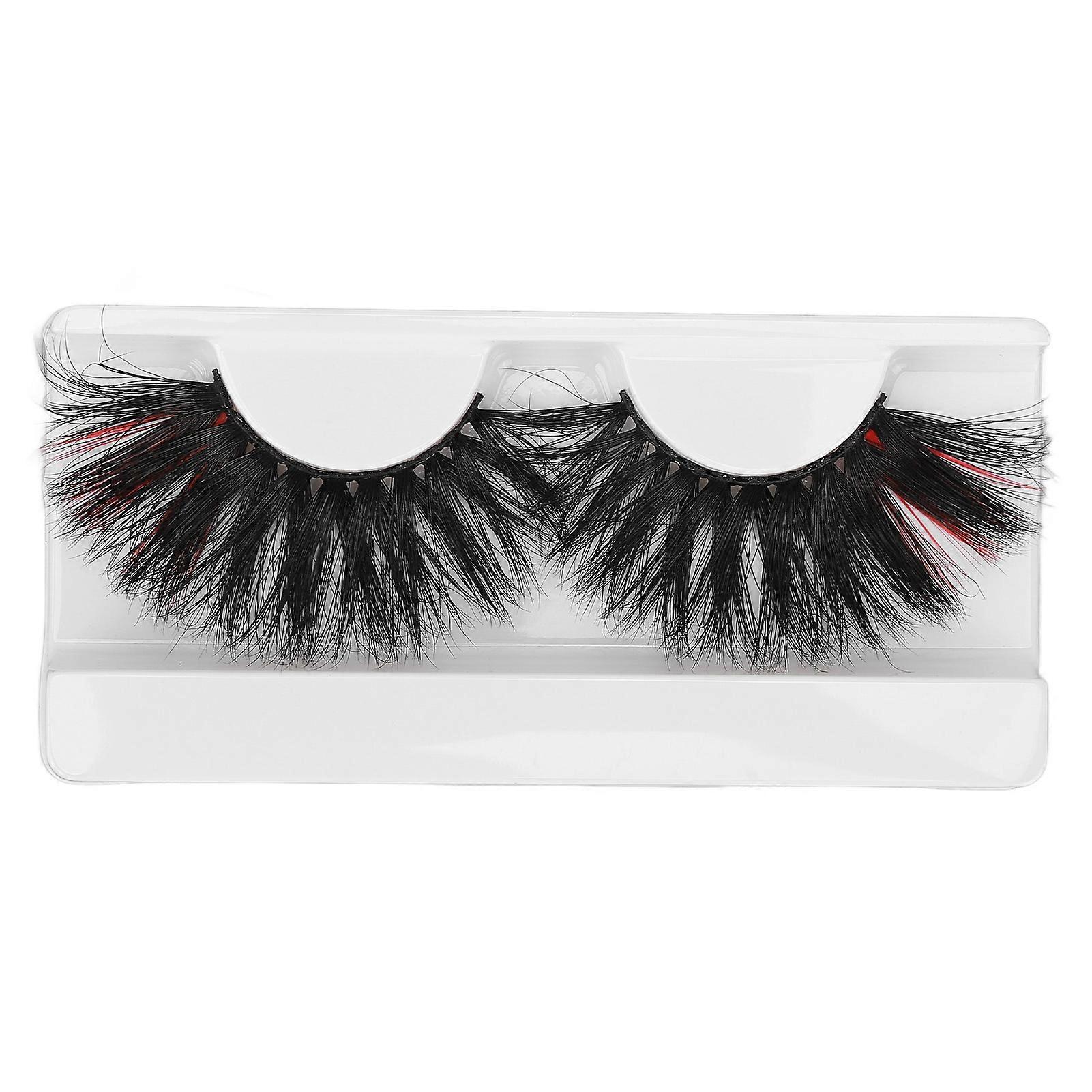 0.98in Dramatic Colored False Eyelashes Fluffy Color False Eyelashes for Performance