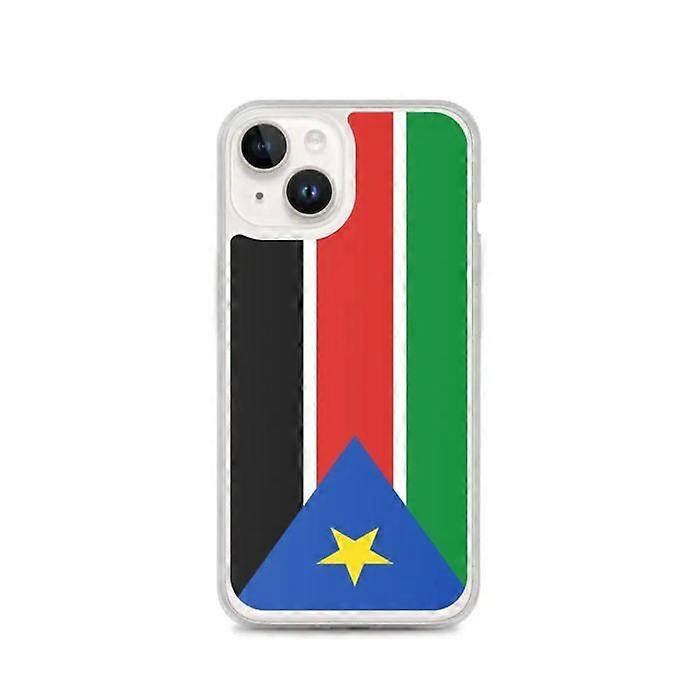 iPhone Case - iPhone 14 - South Sudan Flag - Flexible - Multicolor - Vertical