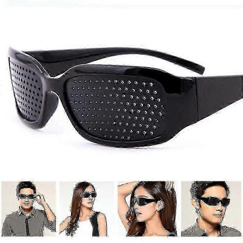 Pinhole Eyeglasses for Vision Improvement and Eye Training