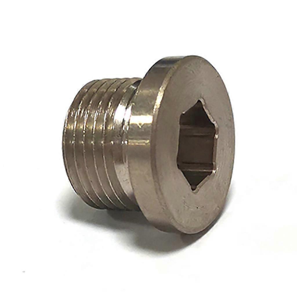 Stainless Steel Inner Hex for Head Pipe Fitting Plug Pipe Nut Stepped Cap Oxygen Sensor Wideband Solder Bung M18x1.5 Thr Multicolor