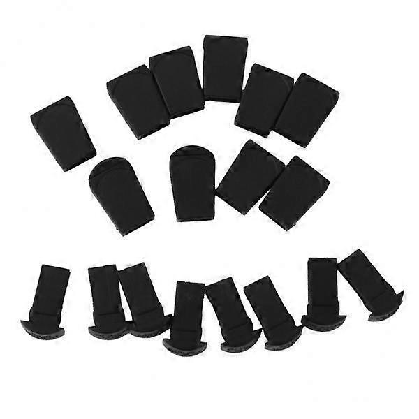 4x10pcs Zipper Pulls Cord Rope Paracord Ends Lock Split Buckles