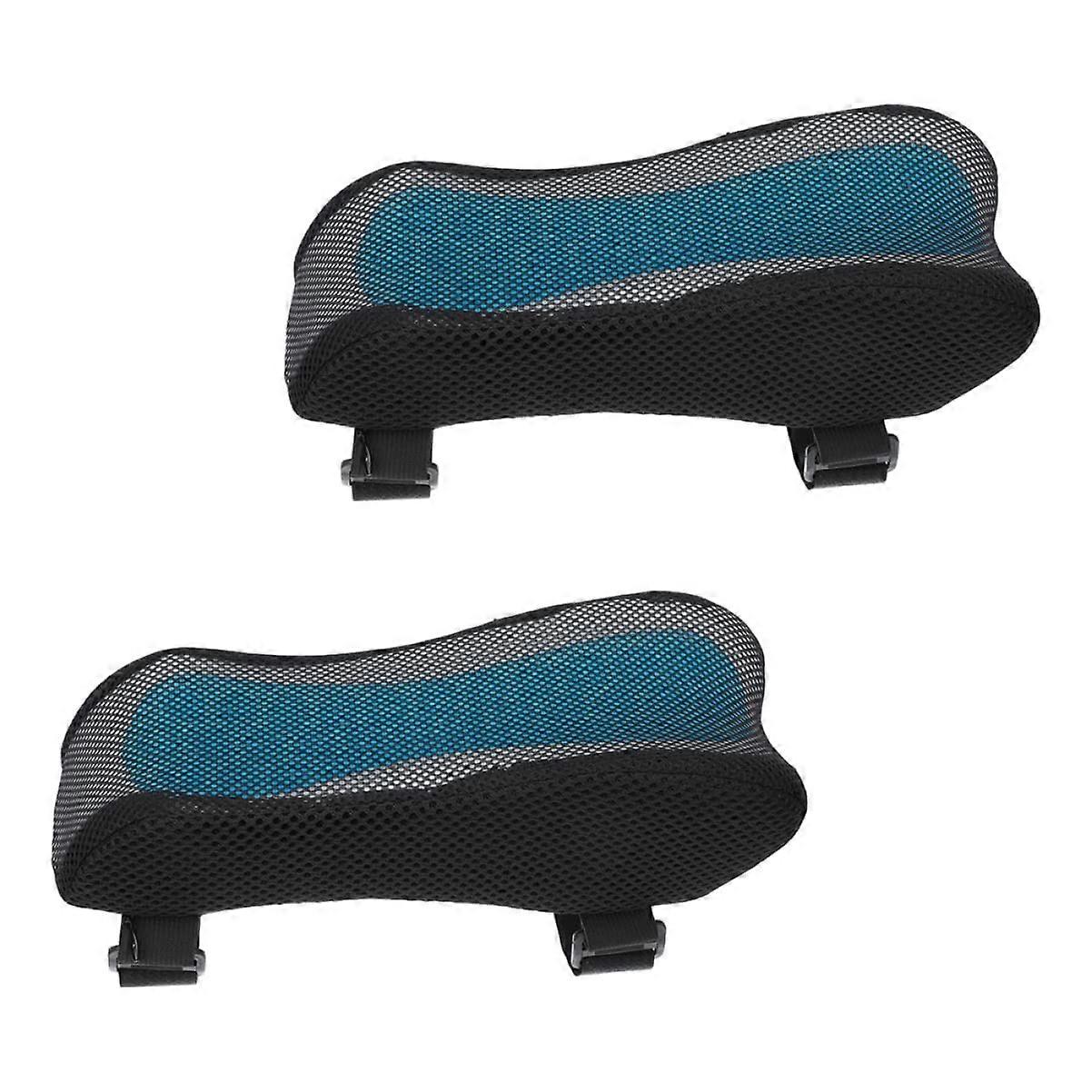 Armrest Cushions Set of 2 Wear-Resistant Gaming Chair Covers Non-Slip Comfortable Pads for Home Office Use