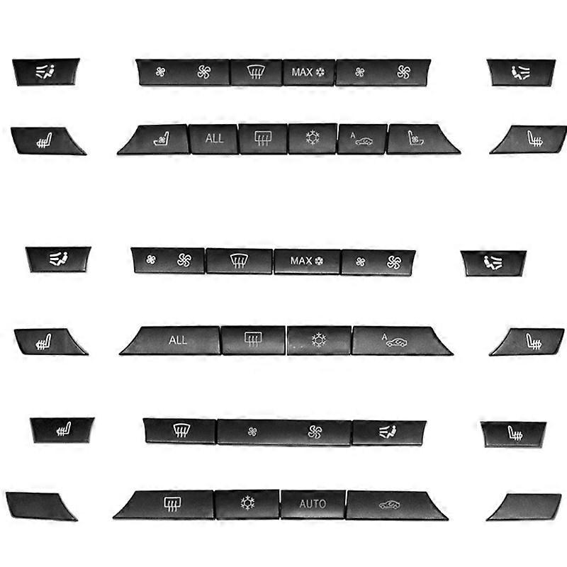 for Key Caps Repair Kit A/C Heater Button Switch Cover for 5 6 7 Series F10 F01 F12 F06 F07 GT F13 61319313923