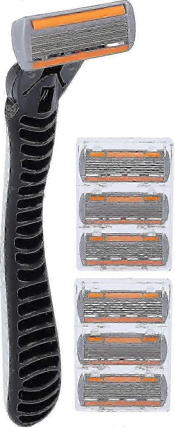 Portable Shaver, Disassembly Head Sharp Silver White Stainless Steel Shaving Razor for Home for Travel