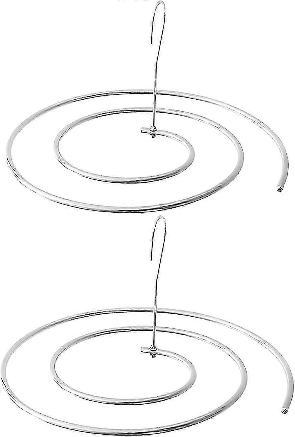 2-Pack Stainless Steel 304 Spiral Drying Rack for Bed Sheets, Space-Saving Multi-Functional Hanger for Laundry & Clothes