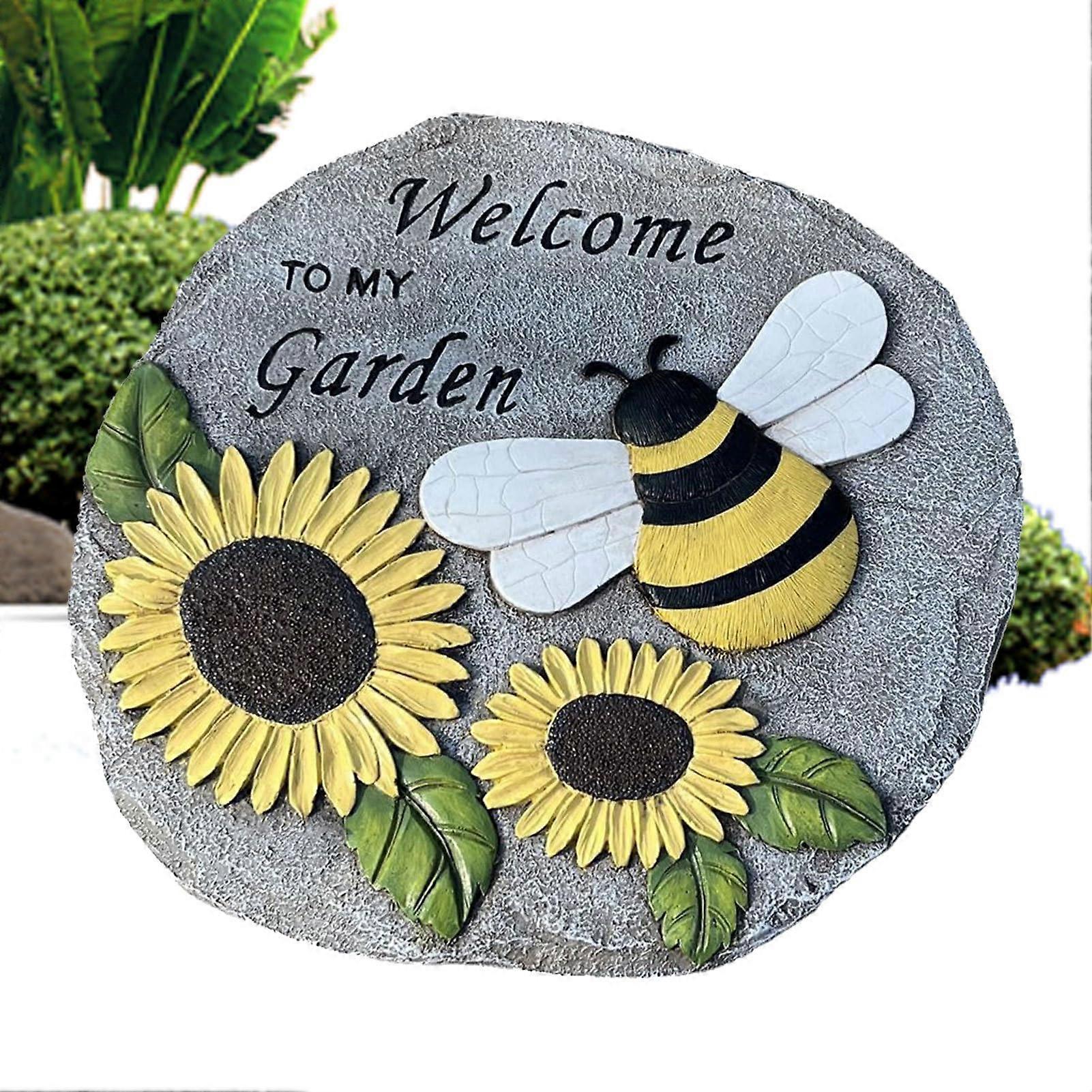 Exquisite Creative Bee Garden Stones for paths, lawn landscape
