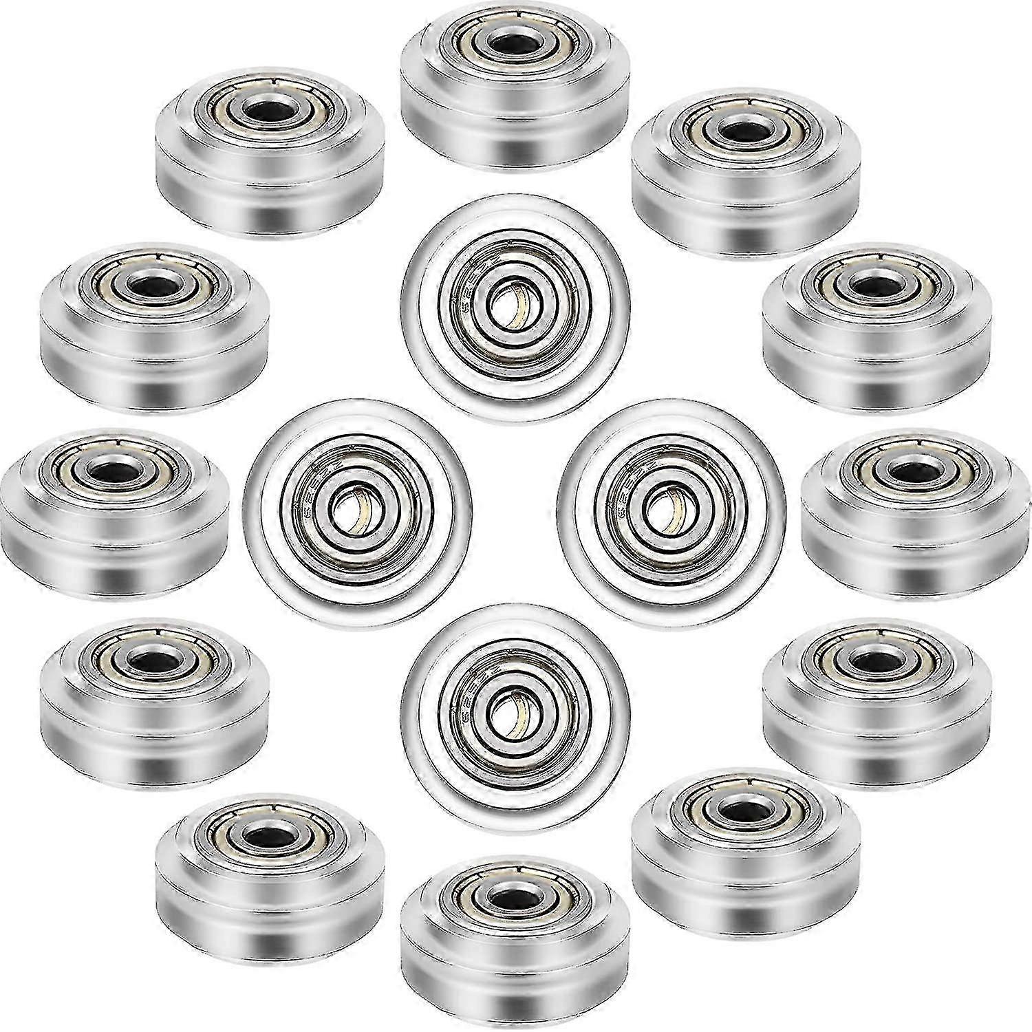 16 Pcs Polycarbonate 625zz Bearing Pulley Wheels for CR10 Ender 3 3D Printer Linear Motion Upgrade