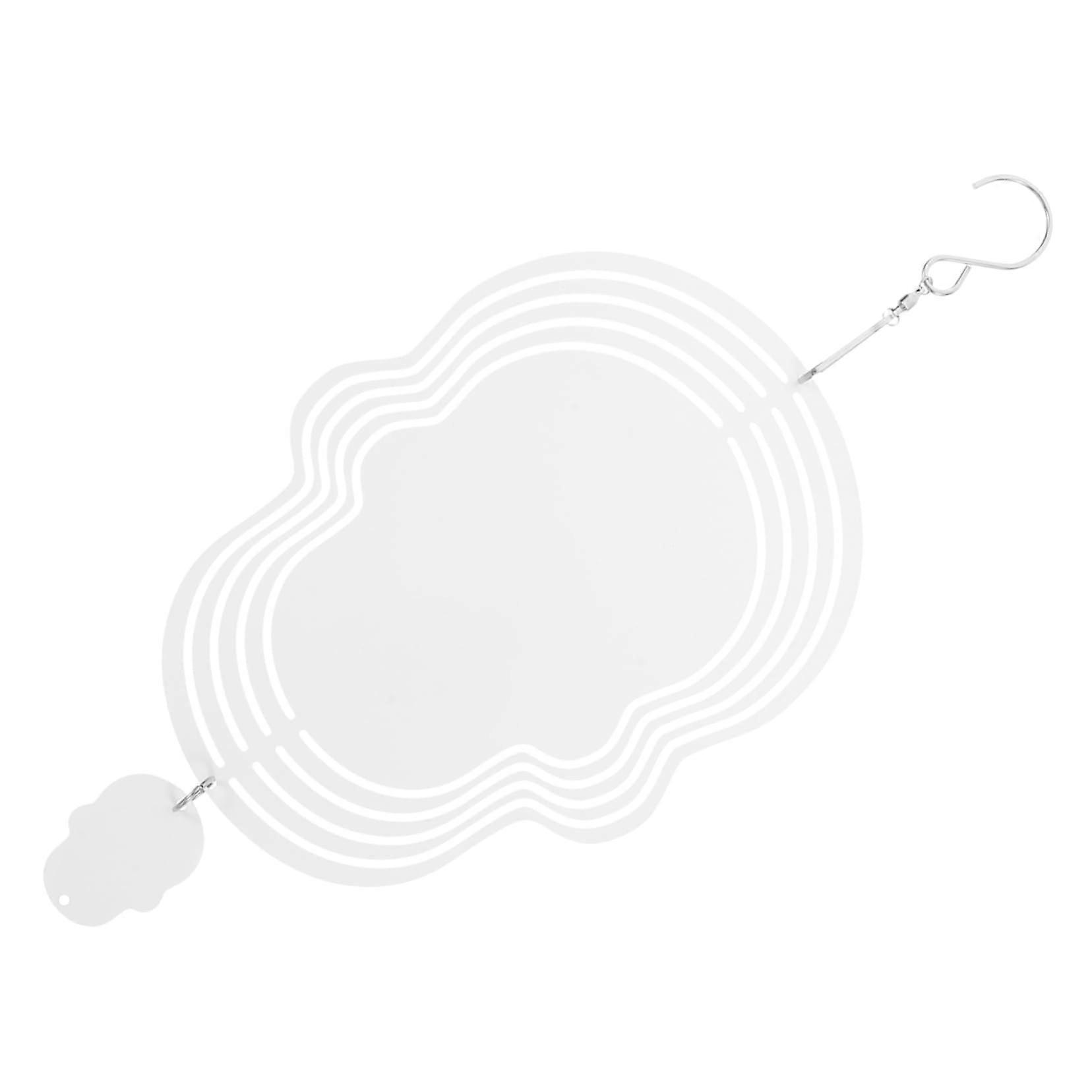 Modern wind chime made of aluminum to make yourself sublimation decoration empty wind chime for Halloween